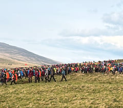 Excited teens set off on Ten Tors adventure