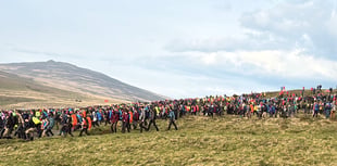 Excited teens set off on Ten Tors adventure