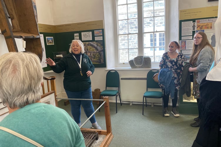Tavistock Museum launched this year's season after a winter of exiting plans came to fruition. Museum manager Lesley Holliday (standing right) and museum trustees chairman Harry Smith (standing left) is seen thanking volunteers.