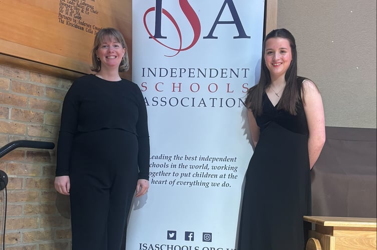 Yvie Tilley at the ISA Young Musician of the Year
