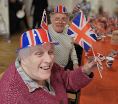 Hatherleigh Nursing Home celebrates VE Day with street party