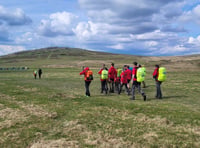 Volunteers rescue moor walker