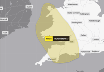 Met Office issues yellow thunderstorm warning for South West