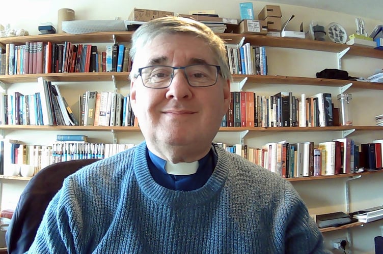 Okehampton methodist minister Rev Chris Jackson.