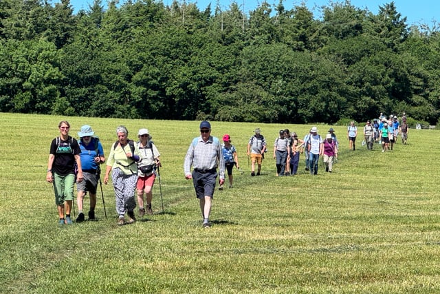 Two Moors Way walk extended to mark 50th anniversary
