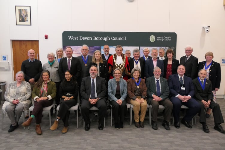 West Devon Borough Council full annual council meeting.