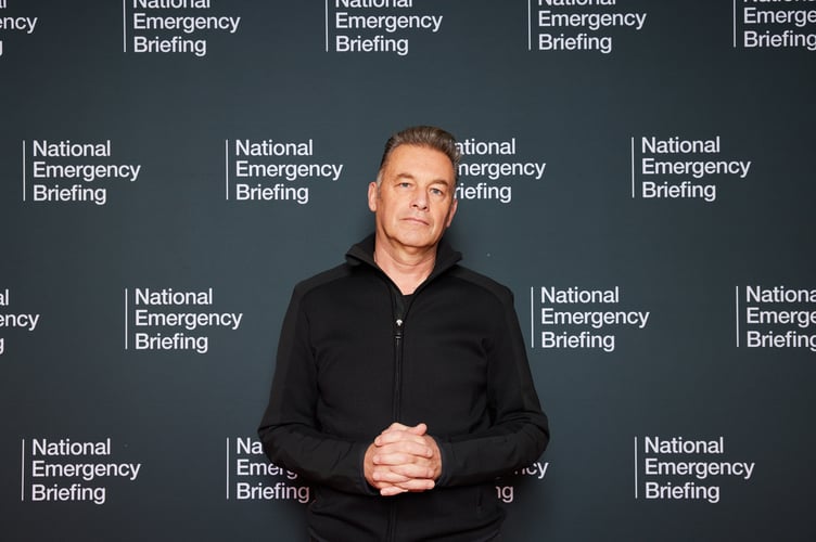Broadcaster Chris Packham at the National Emergency Briefing in London last November.