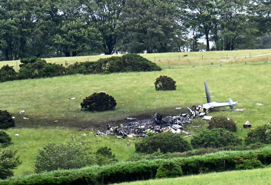Three dead in Royal Navy helicopter crash near Okehampton