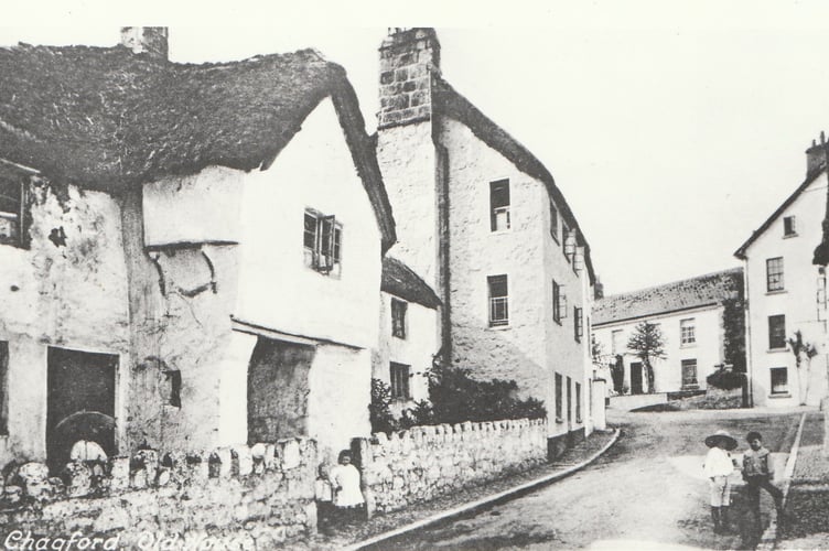 Old photo of Chagford