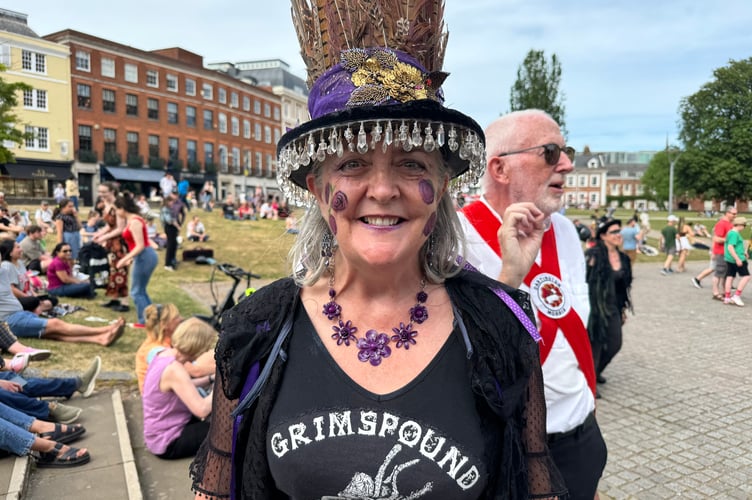 One of the finest hats from a member of Grimspound Morris.  AQ 2366