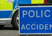 Motorcyclist dies following A386 collision