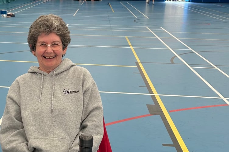 Karen Jones, of Tavistock, has received an MBE for services to netball.