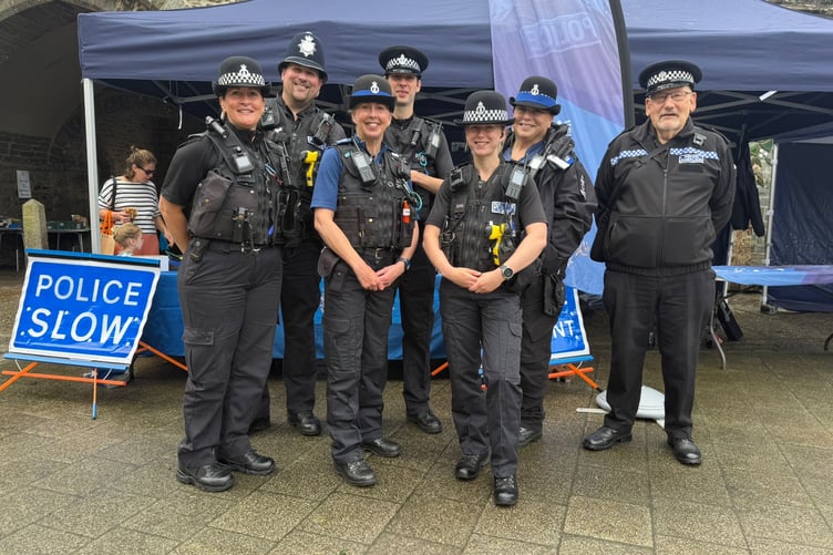 Tavistock Multi-Agency Day was even bigger on its second year attracting more people and more emergency response teams including Devon and Cornwall Police community policing team, pictured.