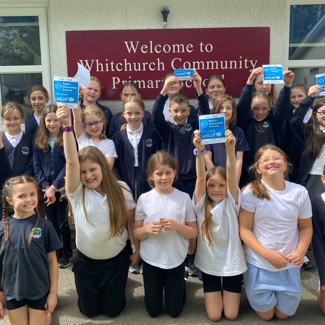 Children celebrate international rights award 