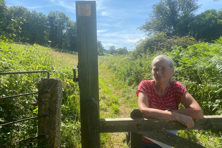 Fighting another potential housing estate on the edge of Tavistock, is resident Dianne Giles.