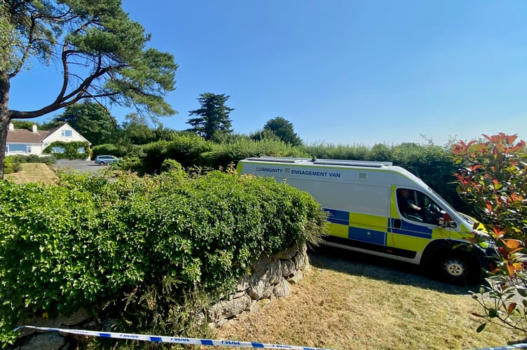 Police at WIddecombe's Rest, the home of former MP Ann WIddecombe at Haytor Vale on Dartmoor.
The body of Ms WIddecombe was discovered at the property on Thursday (July 7) with police subsequently launching a murder investigation.
Photo: StevePope/Iliffe