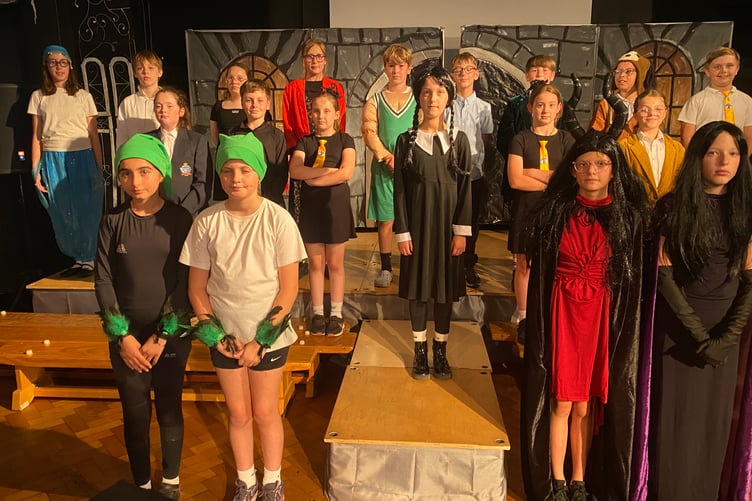 Tavistock Primary School's summer production of When Thursday Became Wednesday horrified then spread happiness into audiences.