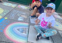 Paving Tavistock high street with art