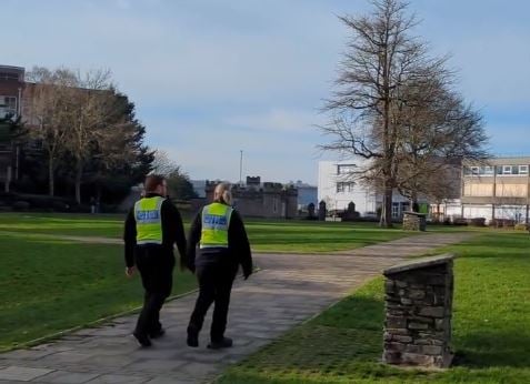 Street marshals. Photo supplied