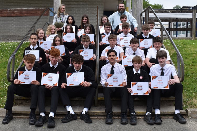 Tavistock College year ten students found all the elements to gain top marks in a national chemistry competition.