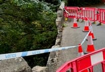 Crash-damaged bridge closure forces Lydford diversion