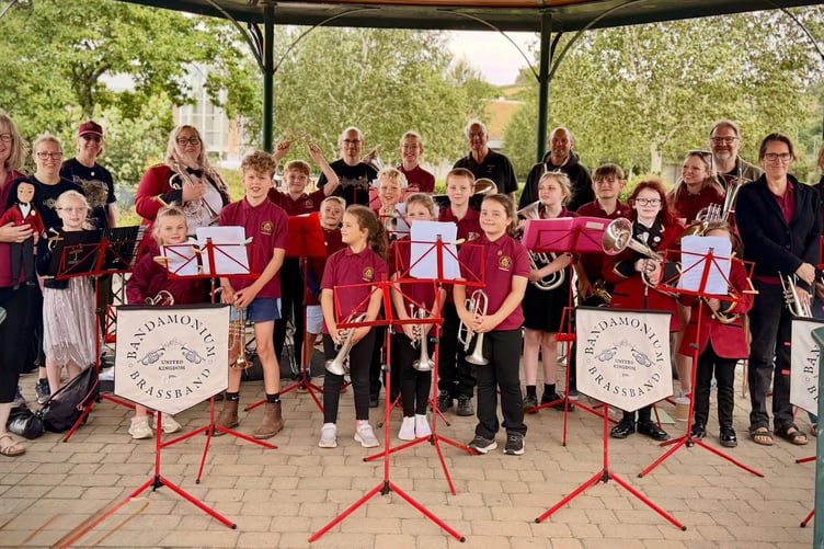 This band came all the way from Bridport in Dorset.