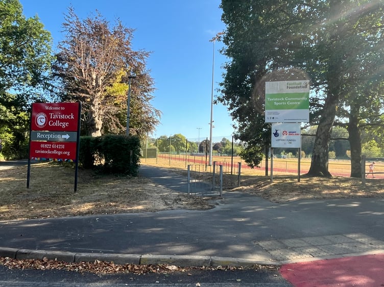 Tavistock College entrance.