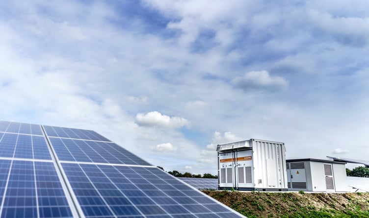 A battery storage system is planned for the site. Illustrative image.