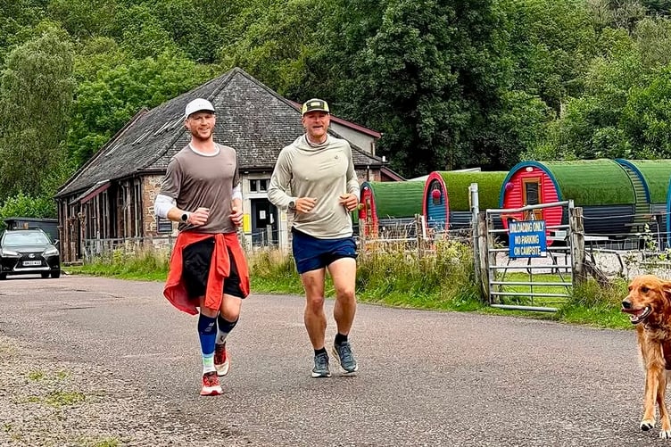 Charlie Nielson (right) and Ryan Davies (left) have crossed the border into England.