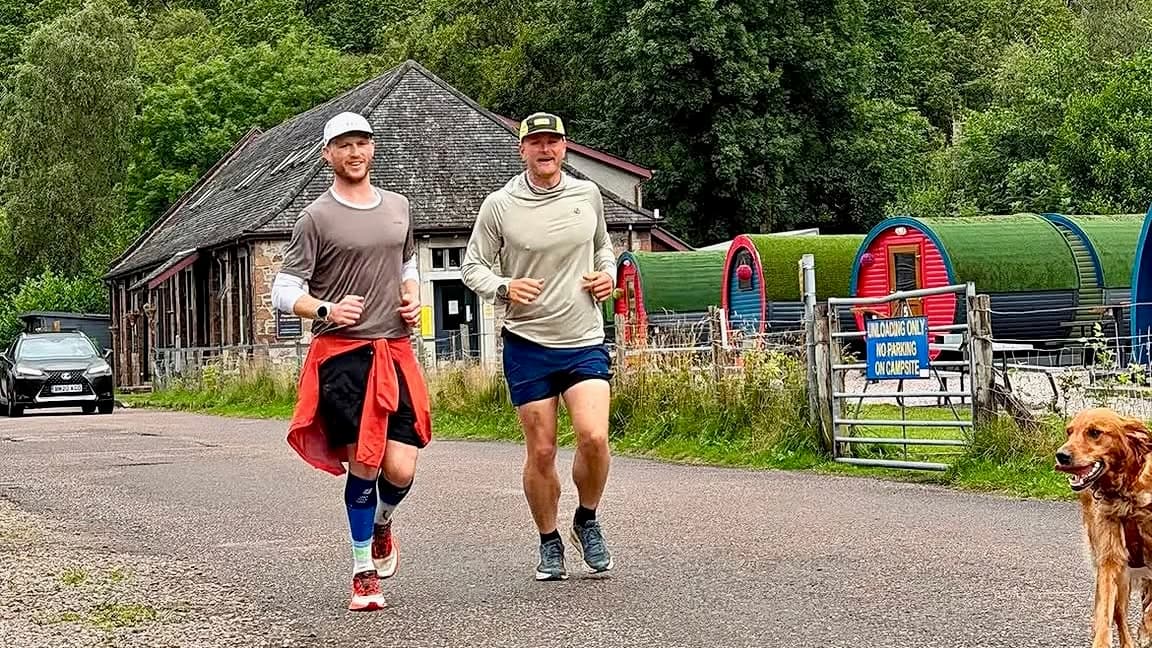 Okehampton JOGLE runners Charlie and Ryan smash fundraising target as they ...