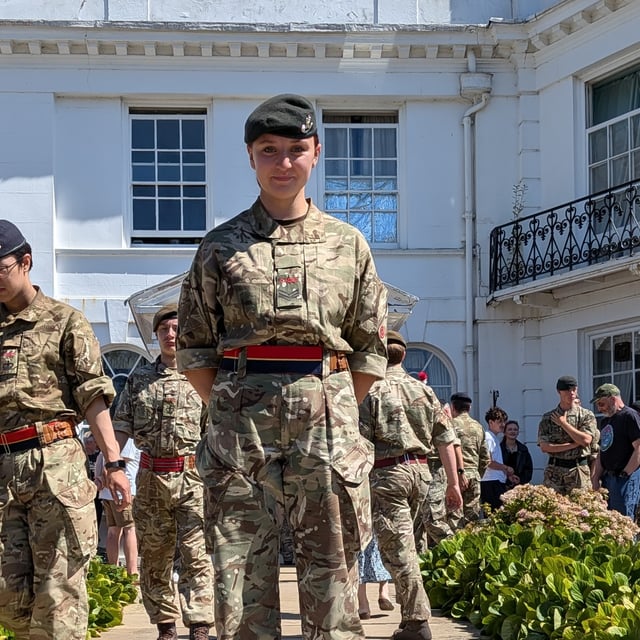 Brentor girl excels at army cadet training