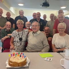 Ex-soldier celebrates birthday with veterans