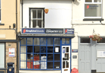 Okehampton Coventry Building Society desk closes