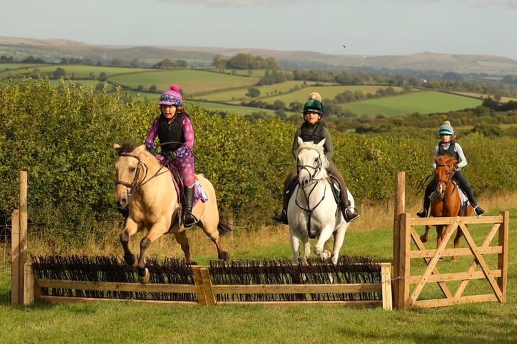 Spooners and West Dartmoor Hunt pony racing at Lamerton. Picture by Chris Cotterell.
