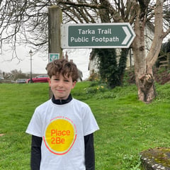 Teenage boy walks for children's mental health