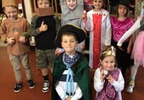 Horrabridge pupils celebrate Gruffalo and Percy Patch author