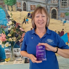 Volunteer celebrates award win inspired by mum