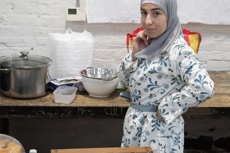 Tavistock Respect Festival included multi-cultural home made food.