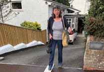 Tavistock couple 'marooned' by wet tarmac outside home