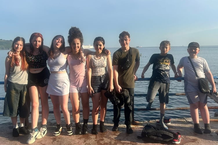 Princetown Youth Club has thanked its supporters for helping fund its activities, including a trip to Plymouth Hoe, pictured.