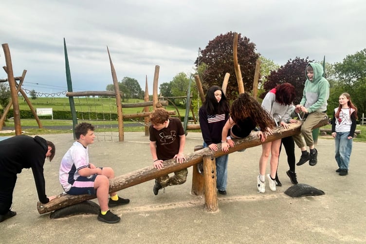Princetown Youth Club has thanked its supporters for helping fund its activities, including a trip to Plymouth's Central Park, pictured.