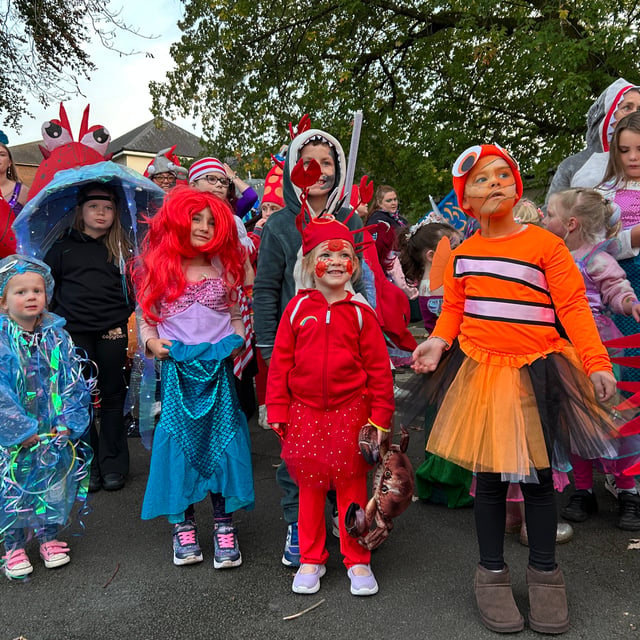  Okehampton Carnival is a neon celebration