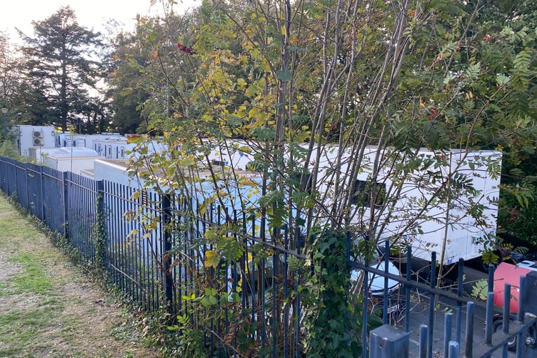 Tavistock shoppers have complained about film crew taking over a car park.