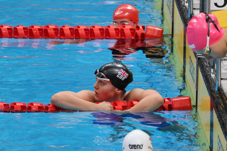 Charlotte spends hours swimming and her family and friends are so proud of her dedication