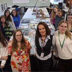 Record results for art GCSE at Tavistock College