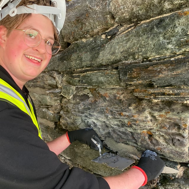 History in action as volunteers help restore tower