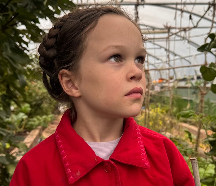 Demelza May, nine year old opposed to Torridge huge AI data centre.
