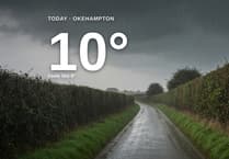 Heavy rain on the way for Okehampton - here's your Friday forecast