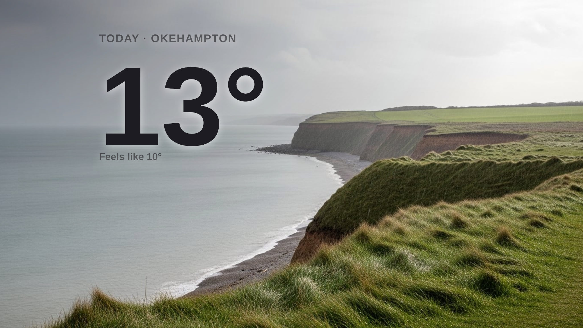 Rain on the way for Okehampton today - here's your Tuesday forecast