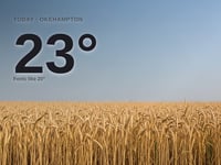Okehampton: sunny day, high of 23°C